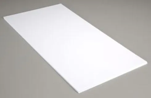 Polystyrol platen 250 x 500mm mat 1,50mm