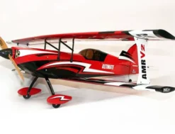 Precision Aerobatics Ultimate AMR V3 Rood ARF – De ultieme elektrische dubbeldekker