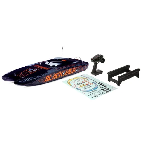 Proboat Blackjack 42 8S Catamaran Brushless RTR Zwart/Oranje