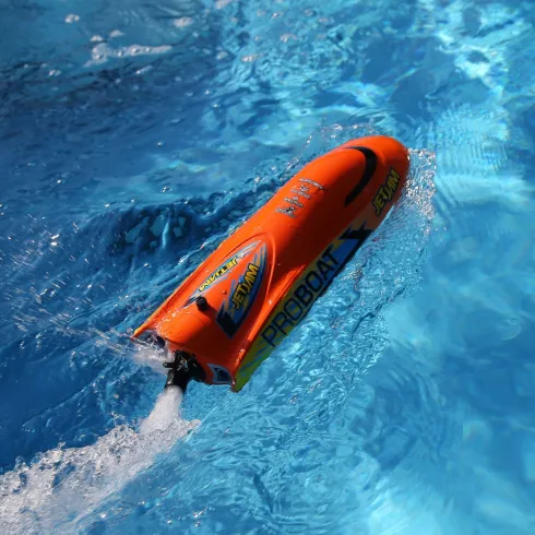 Pro Boat Jet Jam V2 12″ Self-Righting Pool Racer Brushed RTR Oranje