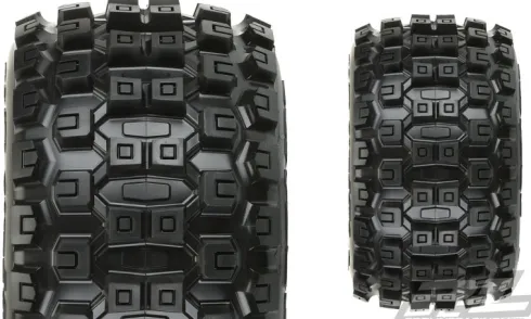 Proline 1/8 Badlands MX38 F/R 3.8″ MT Banden op Zwarte Raid Velgen – 17mm Hex (2 stuks) – PRO1012710