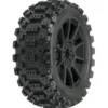Proline 1/8 Badlands MX M2 F/R Buggy Banden op Zwarte Mach 10 Velgen 17mm (2 stuks) – PRO906721