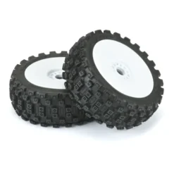 Proline 1/8 Badlands MX M2 Front/Rear Buggy Banden op Witte Velocity Velgen 17mm (2 stuks) – PRO906731
