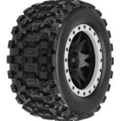 Proline 1/5 Badlands MX43 Pro-Loc F/R X-MAXX® Banden op Impulse Velgen 24mm Zwart/Grijs (2 stuks) – PRO1013113