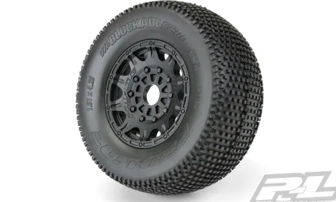 Proline Blockade SC 2.2″/3.0″ M3 (Soft) Tires Mounted with 17mm Hex Conversions
