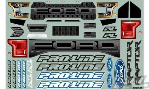 Proline body 2017 Ford F-150 Raptor voor Summit – E-Revo – E-Maxx