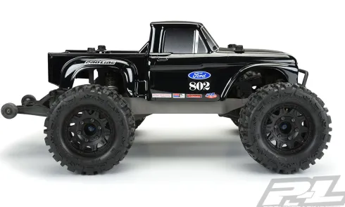 Proline body 1966 Ford F-100 Tough-Color (Black) Body for Stampede