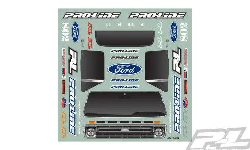 Proline body 1966 Ford F-100 Tough-Color (Black) Body for Stampede