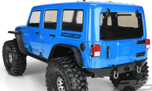 Proline body Jeep Wrangler Unlimited Rubicon Clear Body for 12.8″ Wheelbase Traxxas TRX-4