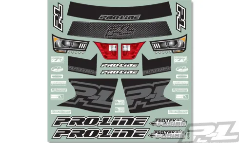 Proline body Pre-Cut Flo-Tek Fusion Tough-Color (Black) Body for Slash 2wd, Slash 4×4, SC6.1, 22SCT, SCTE & PRO-Fusion SC 4×4