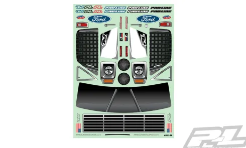 Proline body Pre-Cut 1967 Ford F-100 Race Truck Clear Body for Slash 2wd, Slash 4×4 & PRO-Fusion SC 4×4