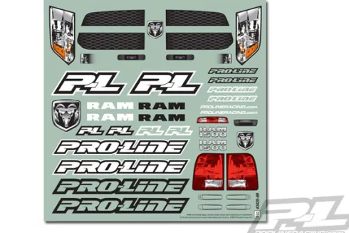 Proline body 1/10 2013 Ram 1500 True Scale Clear Short Course