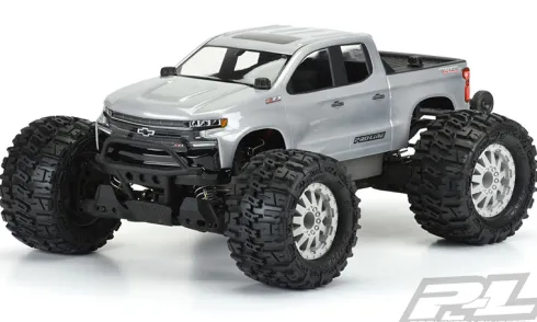 Proline 2019 Chevy Silverado Z71 Trail Boss Clear Body for PRO-MT 4×4 & Stampede 4×4