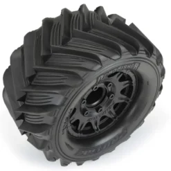Proline 1/10 Demolisher Front/Rear 2.8″ MT Tires Mounted 12mm Blk Raid (2)