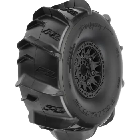 Proline 1/7 Dumont Sand/Snow F/R Tires MTD 17mm Black Raid (2) ARRMA Mojave / Traxxas UDR