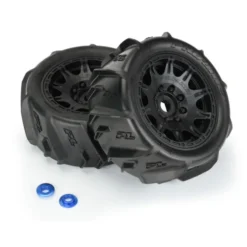 Proline 1/6 Dumont Sand/Snow Tires F/R 5.7″ Tires MTD 24mm Black Raid (2)