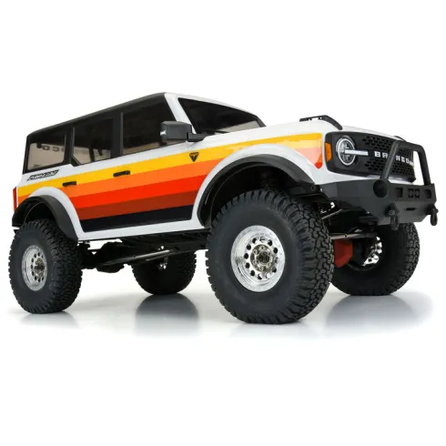 Proline 1/10 2021 Ford Bronco Clear Body Set 12.3″ Wheelbase Crawlers