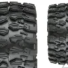 Proline Hyrax 2.8″ All Terrain Tires Mounted for Stampede 2wd & 4wd Front and Rear, Mounted on Raid Black 6×30 Removable 12mm Hex Wheels