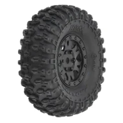 Proline 1/24 Hyrax Front/Rear 1.0″ Tires Mounted 7mm Black Impulse (4) SCX24 – PRO1019410
