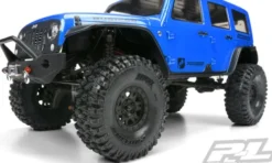 Proline Hyrax 1.9″ G8 Rock Terrain Truck Tires Mounted for Rock Crawler Front or Rear, Mounted on Impulse 1.9″ Black Plastic Internal Bead-Loc Wheels