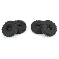 Proline 1/24 Interco Super Swamper F/R 1.0″ Tires MTD 7mm Black Holcomb (4)
