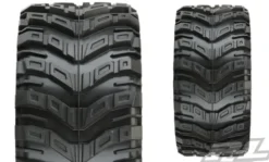 Proline Masher X HP All Terrain BELTED Tires Mounted for X-MAXX & Kraton 8S Front or Rear Mounted on Raid Black Wheels