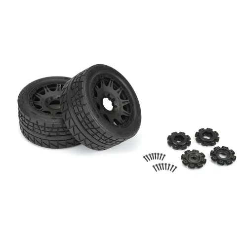 Proline Menace HP 1/6 Belted Banden op Raid 24mm Velgen (Set van 2) voor ARRMA / Traxxas / Losi – PRO1020511