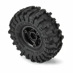 Proline 1/24 Mickey Thompson Baja Pro X F/R 1.0″ MTD 7mm Black Holcomb (4) Axial SCX24
