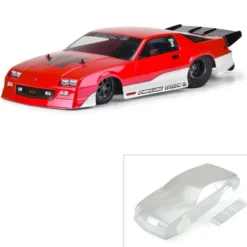 Proline 1/10 Pre-Cut 1985 Chevy Camaro IROC-Z Clear Body 22S Drag Car
