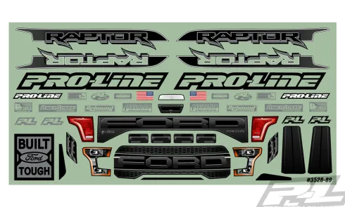 Proline Pre-Cut 2017 Ford F-150 Raptor Clear Body for Rustler 4×4
