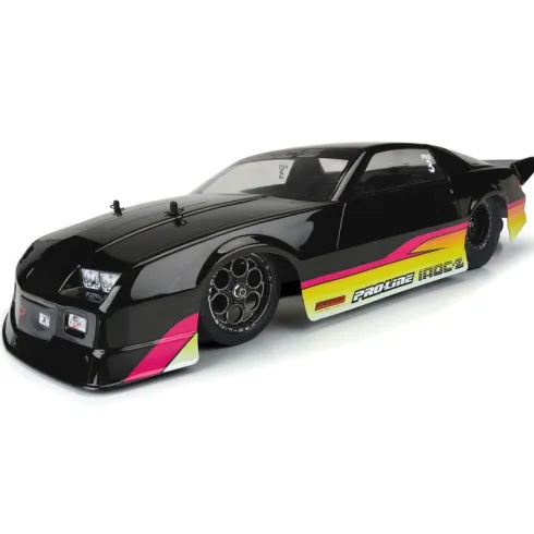 Proline 1/10 Pre-Painted/Cut 1985 Chevy Camaro IROC-Z Black Body: 22S Drag Car
