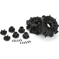 Proline Racing 1/10 Sand Paw LP F/R 2.8″ MT Banden Gemonteerd 12mm/14mm Black Raid (2 stuks) – PRO1016010