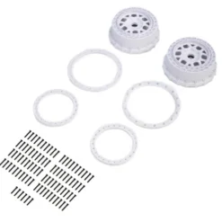 Pro-Line Racing Wheel and Beadlock Set White (2) 5IVE-T 3.0 – PRO287804