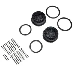 Pro-Line Racing Wheel and Beadlock Set Black (2) 5IVE-T 3.0 – PRO287803