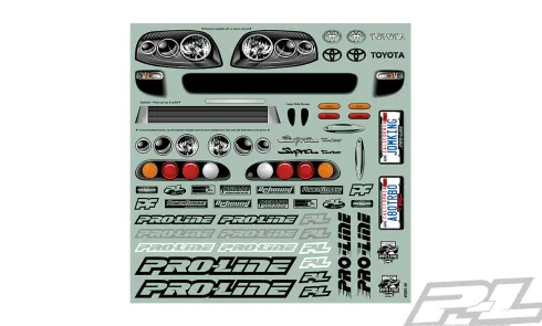 Proline 1995 Toyota Supra Clear Body for Losi 22S No Prep Drag Car, Slash 2wd Drag Car & AE DR10