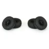 Proline 1/24 Trencher Fr/Rr 1.0″ Tires Mounted 7mm Black Impulse (4) Axial SCX24