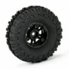 Proline 1/24 Trencher F/R 1.0″ Tires Mounted 7mm Black Impulse (4) Axial SCX24