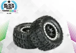 Pro-Line 1/5 Trencher Pro-Loc F/R 4.3″ X-MAXX MTD 24mm Impulse (2) – Zwart/Grijs – PRO1015113