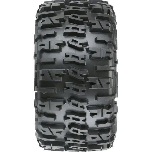 Pro-Line 1/5 Trencher Pro-Loc F/R 4.3″ X-MAXX MTD 24mm Impulse (2) – Zwart/Grijs – PRO1015113