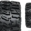 Proline Trencher 2.8″ (Traxxas Style Bead) All Terrain Tires Mounted on F-11 Stone Gray Wheels