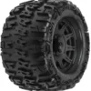 Proline 1/8 Trencher X F/R 3.8″ MT Tires Mounted 17mm Black Raid (2) – PRO118410