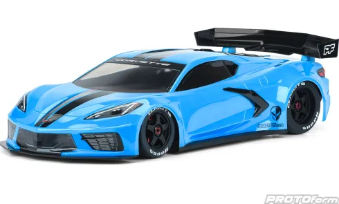 PROTOform Chevrolet Corvette C8 Clear Body for ARRMA Felony & Infraction