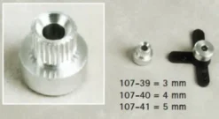 Raboesch Roer arm inzet 4mm T-vorm 20mm – 107-40