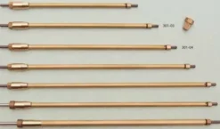 Raboesch schroefas van M4 naar M4 – 290mm. 301-26