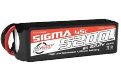 RC Plus LiPo Batterypack Sigma 45C-90C 5200 mAh 6S1P 22.2V – XT-60 stekker