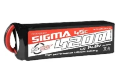 RC Plus LiPo Batterypack Sigma 45C-90C 4200 mAh 4S1P 14.8V – XT-60 stekker