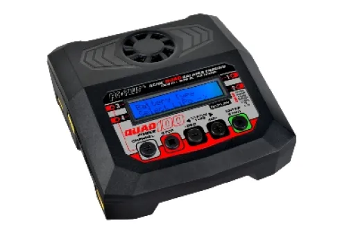 RC Plus Power Quad 100 Charger AC 100W DC 4X 100W 4x 4S Lixx – 8 Nixx – 16V PB
