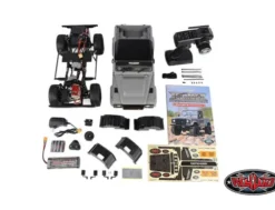 RC4WD Gelande II met 2015 Land Rover Defender D90 Body RTR Grijs