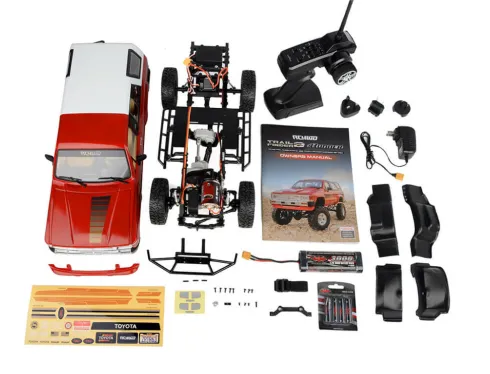 RC4WD Trail Finder 2 RTR With 1985 Toyota 4 Runner Hard Body Set Red