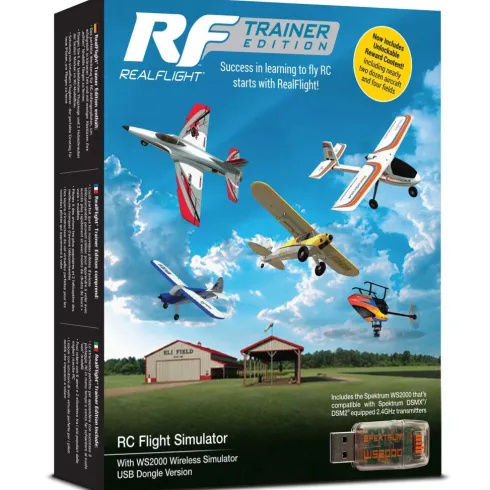 RealFlight Trainer Edition RC Flight Simulator met WS2000 Wireless Simulator USB Dongle